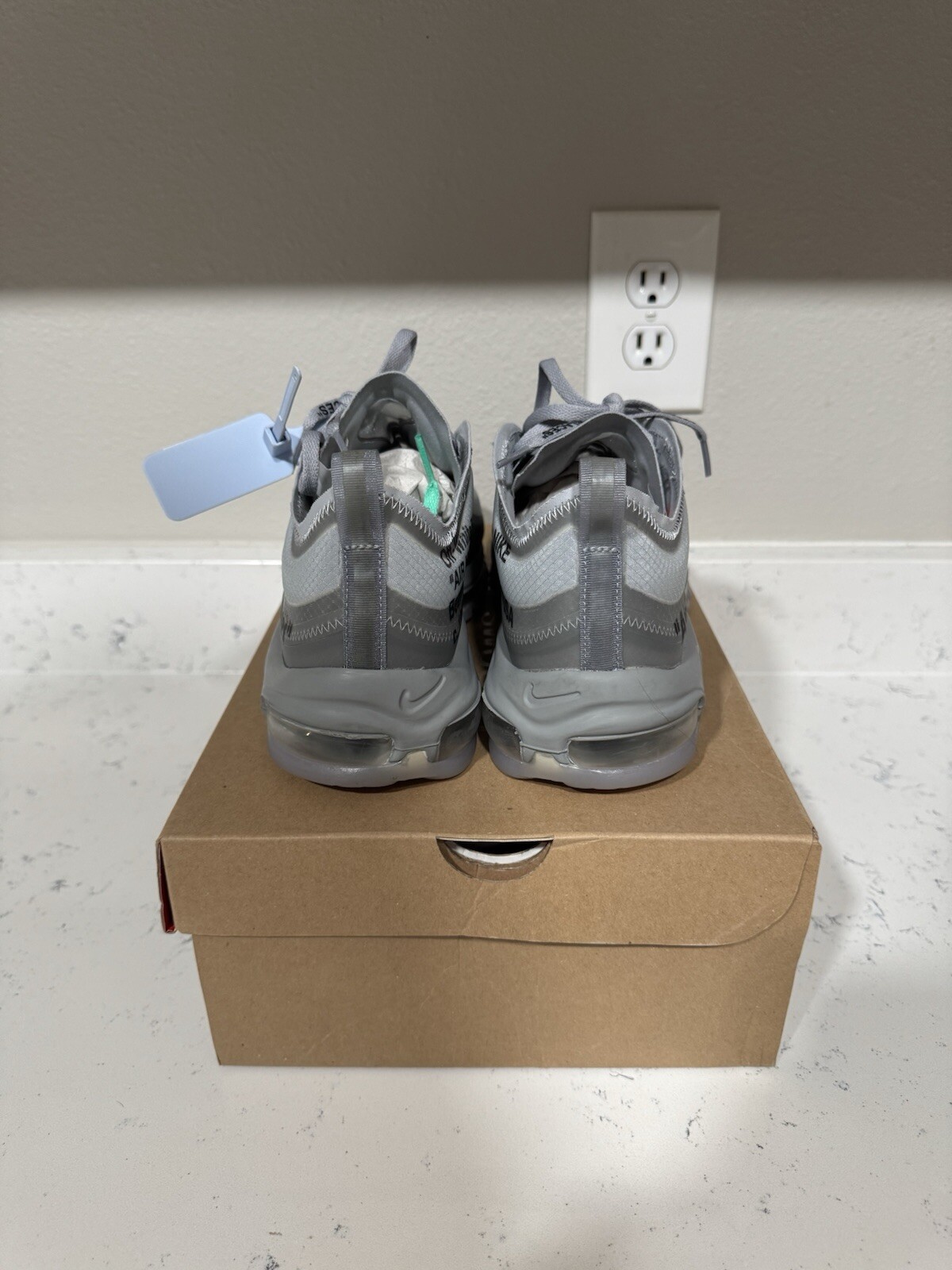OFF WHITE X NIKE Nike The Ten: Off White x Air Max 97 Menta taglia 11 AJ4585 101