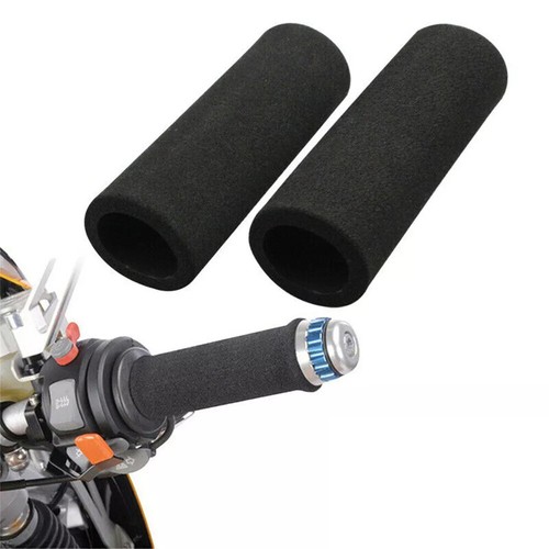 2x Motorrad Schaum Slip-on Anti-Vibration Komfort Griff Cover Lenker Schutzhülle - Picture 10 of 12