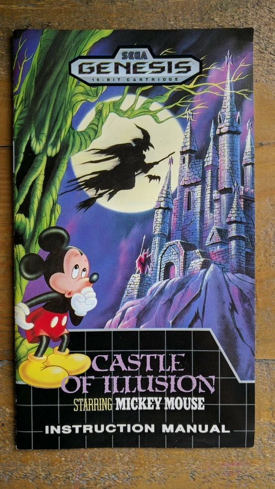 COMPLETE ✹ Mickey Mouse CASTLE OF ILLUSION ✹ Sega Genesis Game ✹ W/ Poster - Image 3 of 4