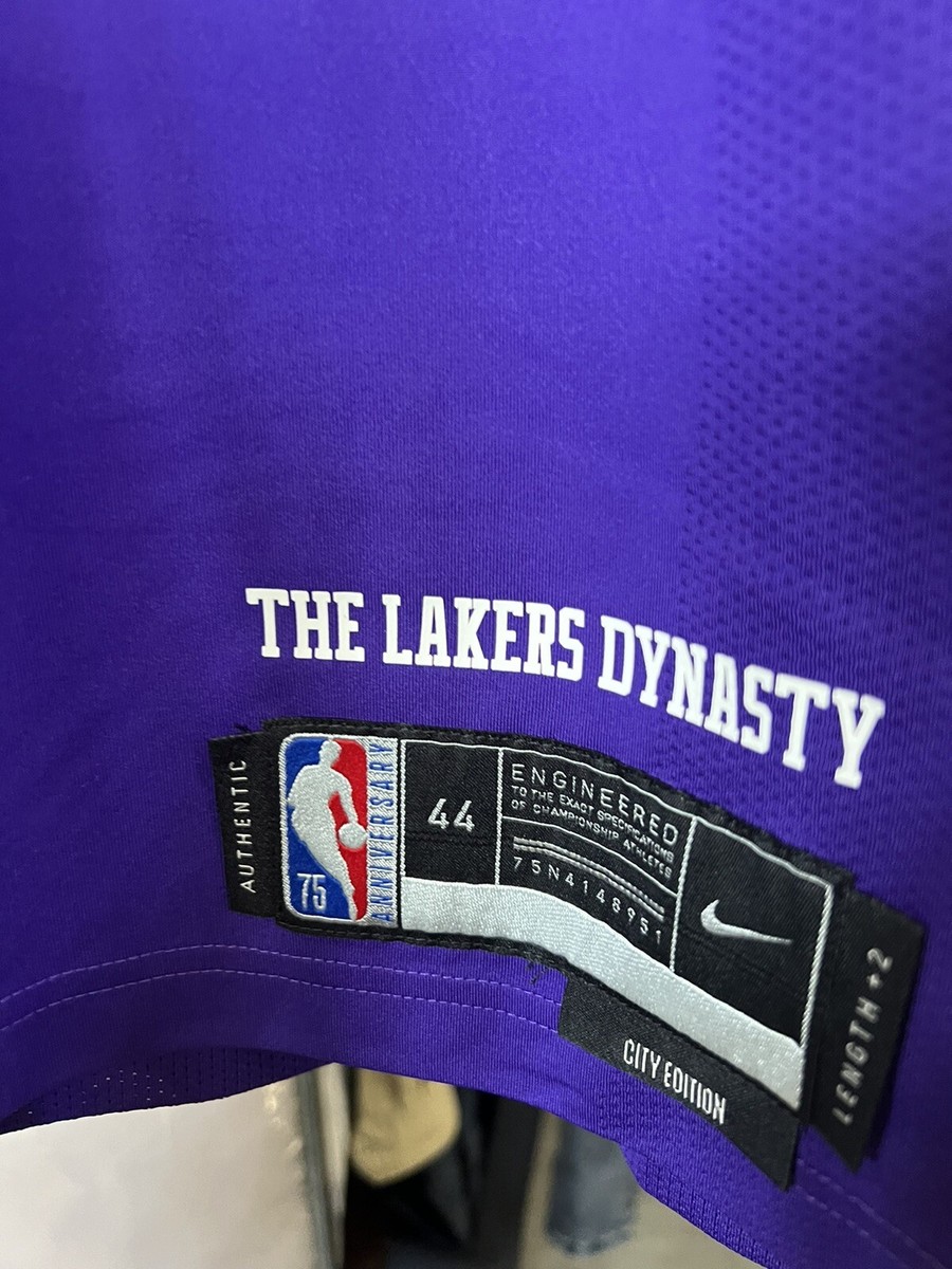 Nike LeBron James Los Angeles Lakers City Edition Authentic