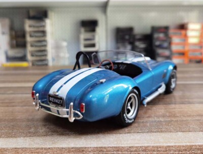Solido 1:18 Shelby Cobra 427 S/C Metal Diecast Model Car Blue Toys