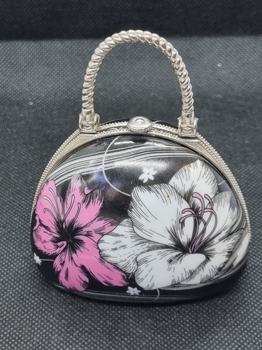 Regency Purse Pocketbook Hinged Trinket Box - Picture 2 of 5