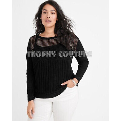 Ryllace Organic Linen Regatta Tunic Sweater 1X - Picture 4 of 5