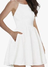 Dress Fancynn MiniCon Tirantes Delgados  Informal Y Sexy  Size Sx White Color