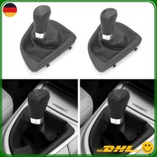 Pierced Leder Schaltknauf 5/6 Gang Schalthebel + Schaltsack Für BMW E81 E87 E88