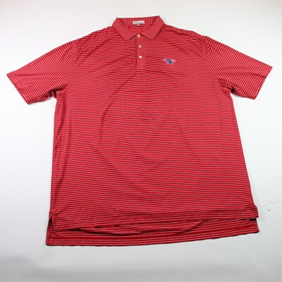 Peter Millar Mens Shirt XXL Red Summer Comfort Performance Golf