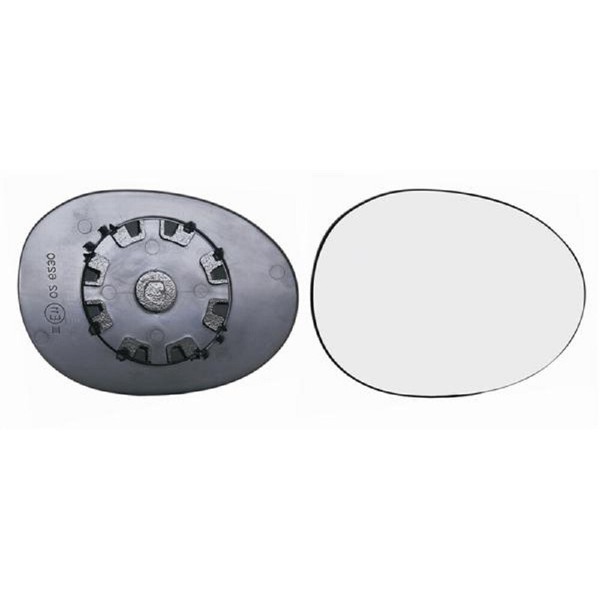 Spiegelglas Citroen C1 Links Manuell Verstellbare Spiegel 06/2005 Bis 06/2014-image