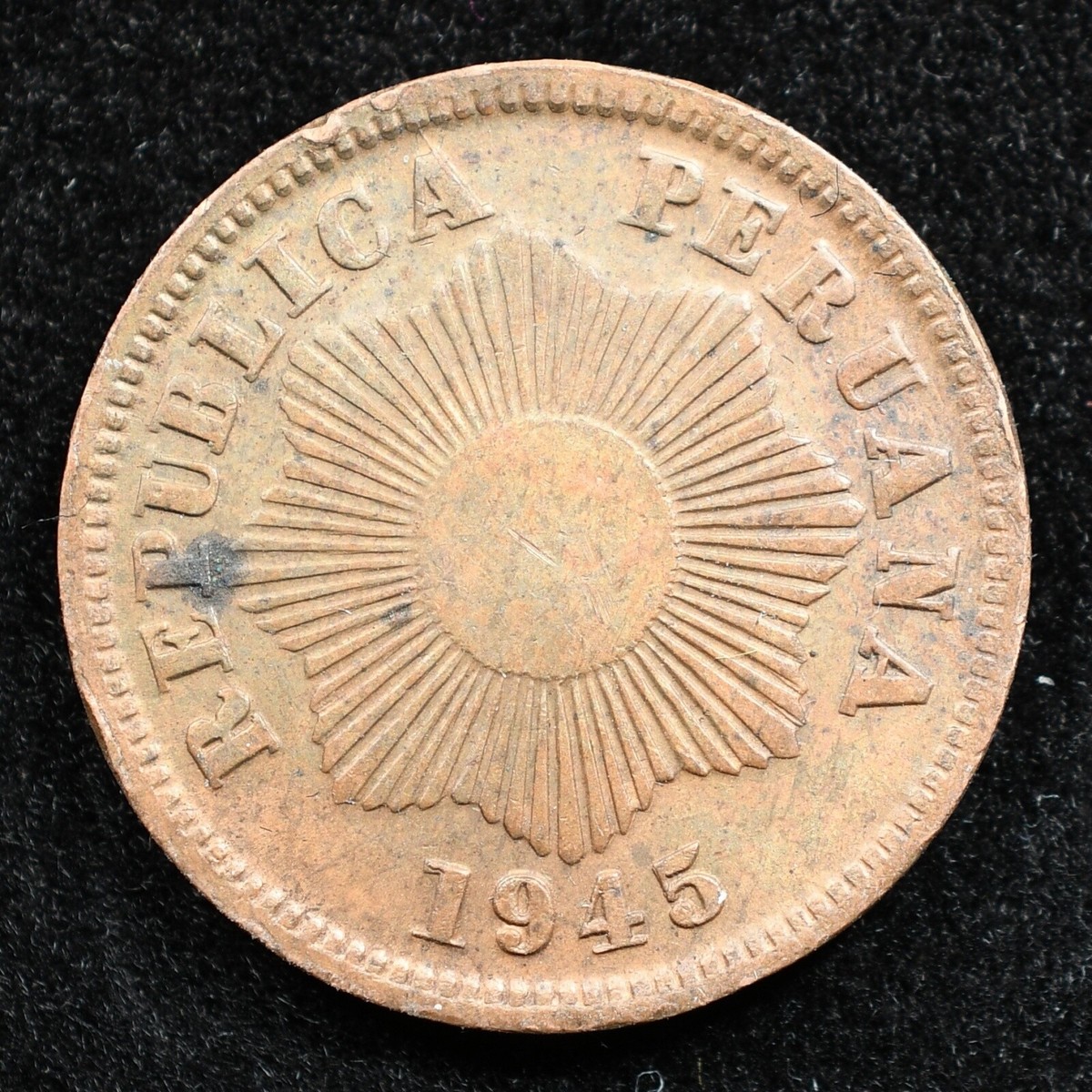 ペルー　1CENTAVO　1センタボ　1ケンタボ Peru 1 Centavo 1945, Coin, Inv#B763 | eBay
