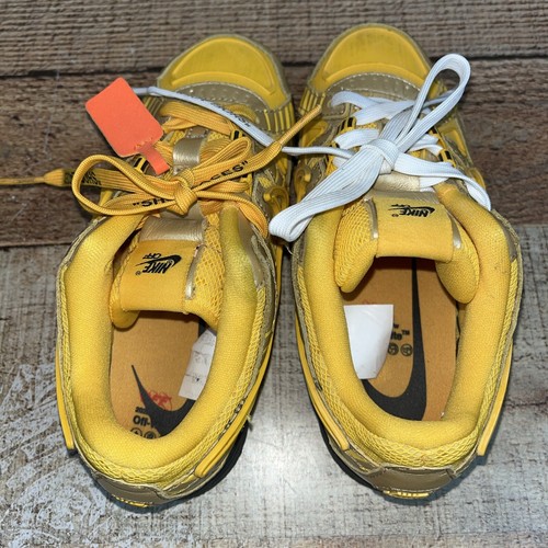 Nike Off-White x Rubber Dunk PS 'University Gold' CW7410-700 Youth Shoes - Picture 10 of 13