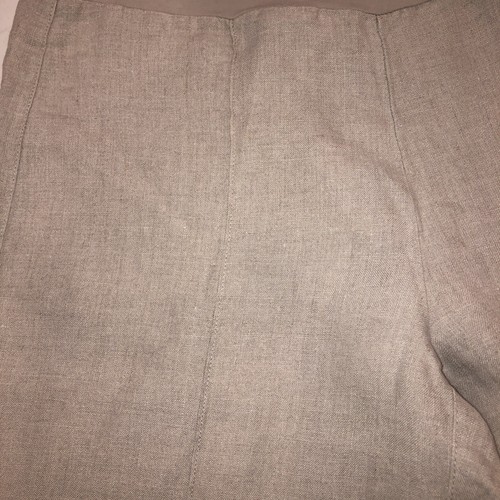 COLDWATER CREEK 100% Natural Linen Pull On WIDE Leg Beach Women’s Pants Sz 10 - Picture 7 of 7