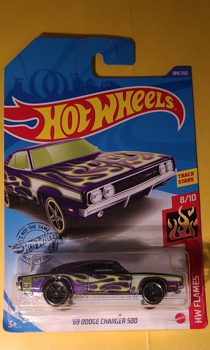 69 Dodge Charger 500 Plum Crazy Hot Wheels 189/250 Track Star 8/10