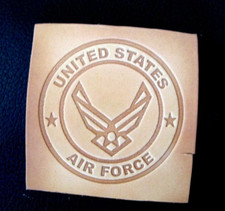 Large 2" Air Force Logo Embossing Stamp , Leather Tooling, Clicker Stamp, Delrin