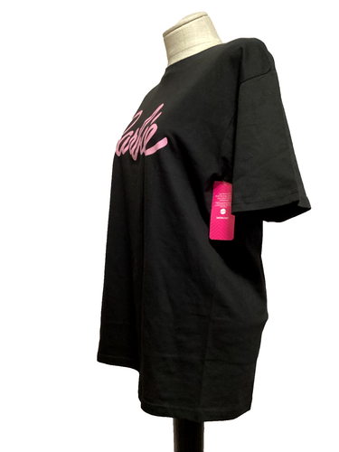 Barbie Pink Verbiage Grafikdruck Kurzarm Rundhals T-Shirt Gr. M* - Bild 3 von 7