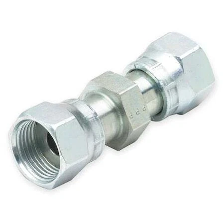 Parker 4 Hl6-S Swivel Union,Zinc Stl,Female Orfs,1/4In