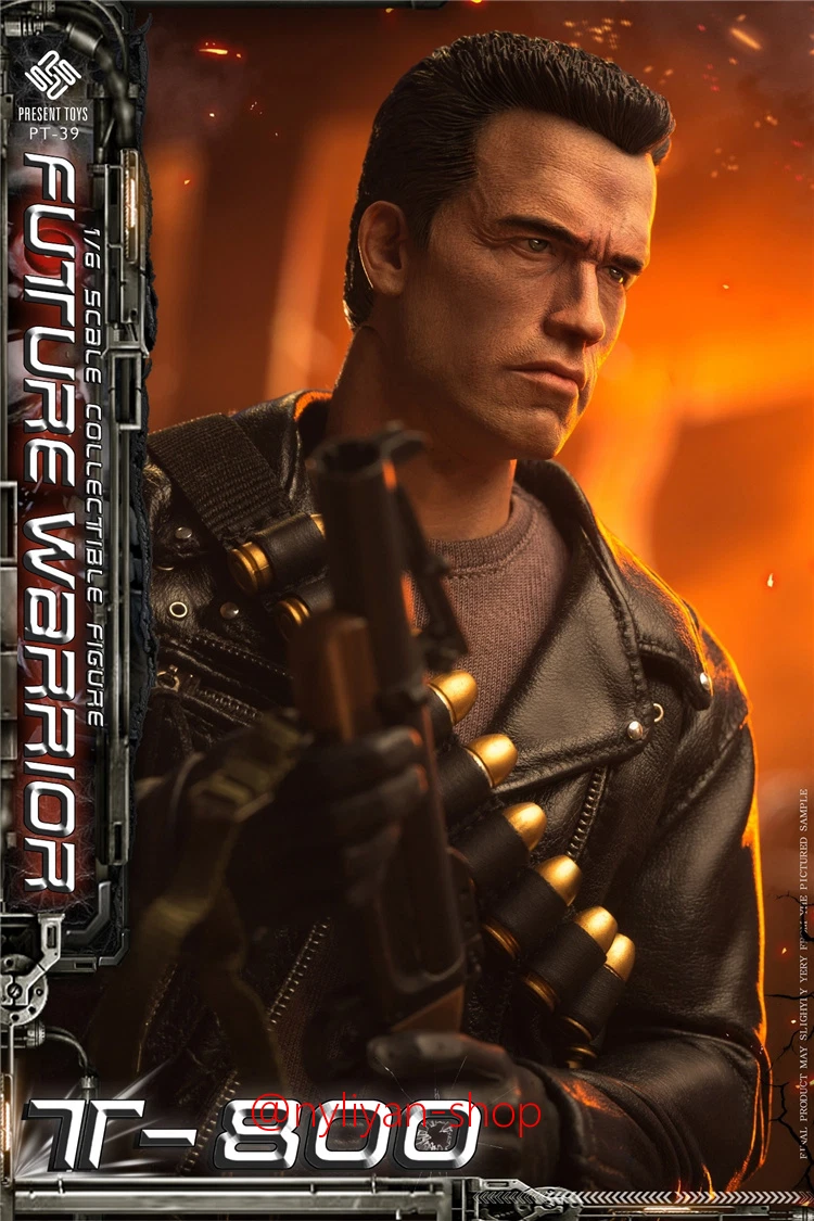 PRESENT TOYS PT-SP39 1/6 Future Warrior Terminator T800 Arnold 12''Action Figure