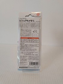 Dreamcast -- VISUAL MEMORY VMU CLEAR BLUE -- DC. JAPAN. GAME work. 27368