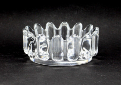 Orrefors '' Princess'' Glasschale, Design Sven Palmqvist 70er Jahre ganz klar