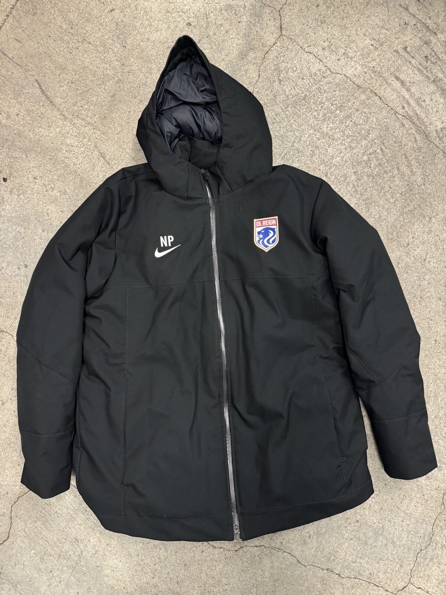 NIKE F.C オールウェザージャケット Nike OL REIGN Women's Soccer Seattle Reign FC Mens XL Black