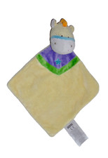 Ergee Kik ESEL Pferd gelb blau mit Stern Schnuffeltuch Schmusetuch Kuscheltuch