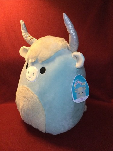 Yay! 16” ARMIE Highland Cow Blue Longhorn Squishmallows BIG Plush Toy 2022 - Picture 3 of 4