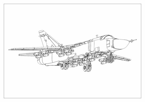 Armory Models AR14704 Escala 1:144Sukhoj Su24M Esgrima Ucraniano Moderno Pixel Camo - Imagen 20 de 24