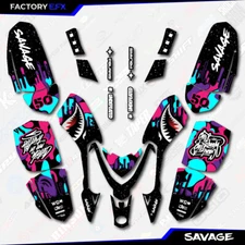 Nebula Savage Camo Racing Graphics kit fits Polaris Predator 50 ATV Decals 06+