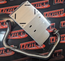 BENELLI TNT125 & 135 TORNADO + TESTATA SCARICO DOWN-PIPE NUDA + PIASTRA BASH OMAGGIO