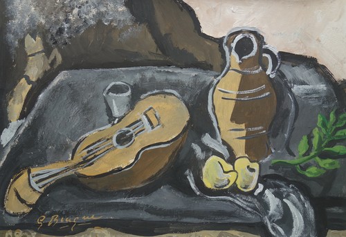 Rare unique Cubist still life painting, signed Georges Braque - Picture 9 of 9