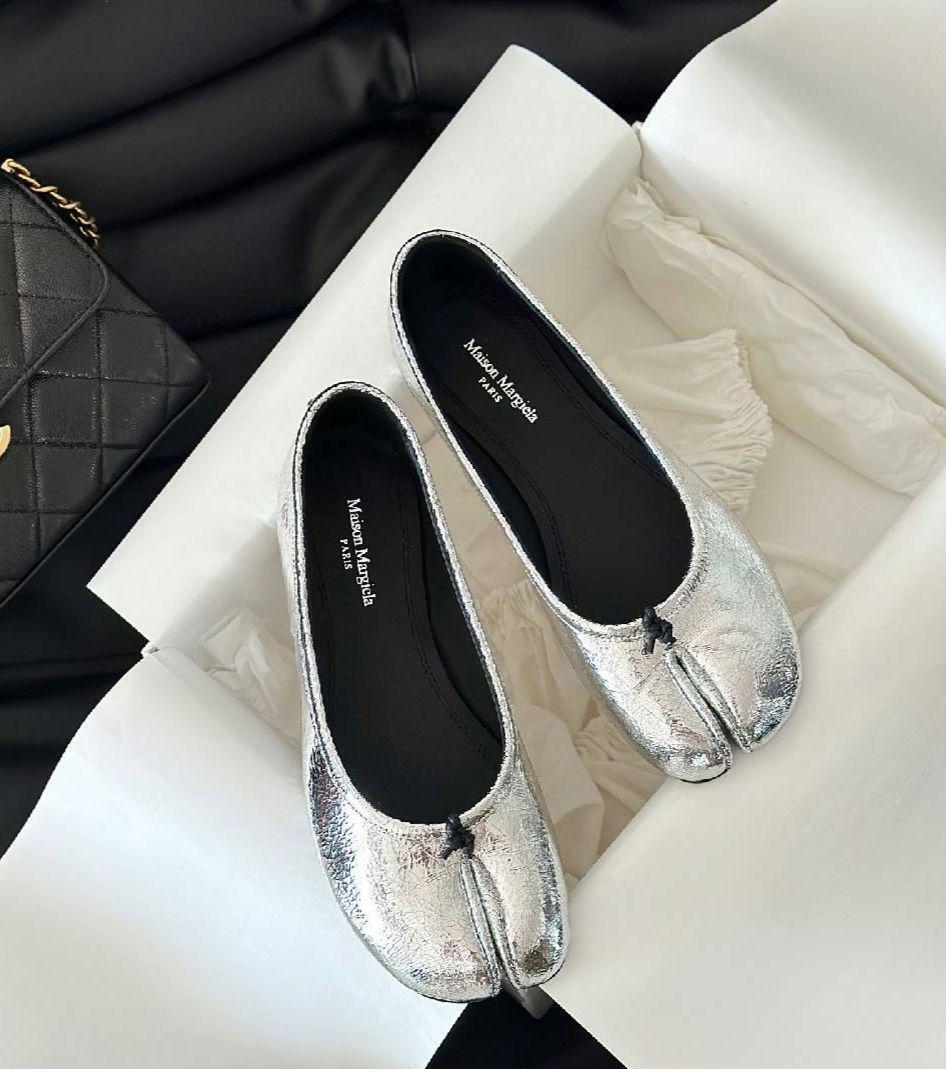 MAISON MARGIELA TABI Ballet Shoes Broken Mirror Size US7 MAISON MARGIELA TABI Ballet Shoes Broken Mirror Size US7