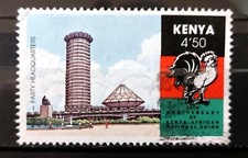 Francobollo dal Kenya del 1990, timbrato da collezione, in buone condizioni