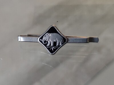 elephant tie clip