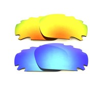 Polarized Vented Fire Red/ice Blue Custom Lens For Oakley Jawbone Racing Jacket Polarized Vented Fire Red/ice Blue Custom Lens For Oakley Jawbone Racing Jacket