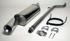 Jetex Performance Cat Back Exhaust Round 100mm Tip for Citroen Saxo VTR VTS