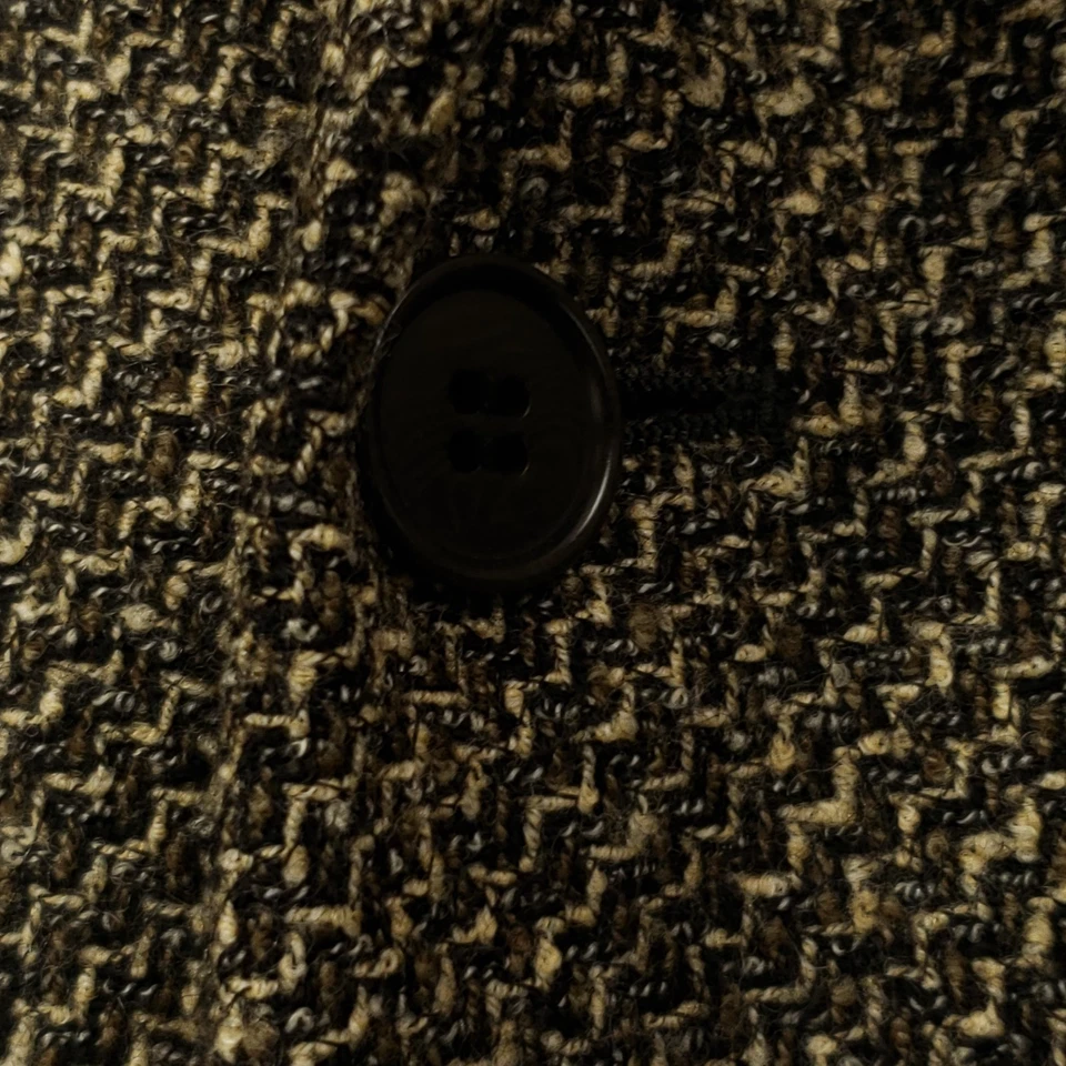 Pal Zileri Vtg Knit Tweed Blazer Men's 44R (EU 54R) Three Button Patch Pocket - Image 3 of 4