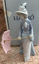 Lladro 5686 On the Avenue RETIRED Mint Condition Grey Lladro Box Rare 
