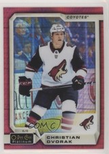 2018-19 O-Pee-Chee Platinum Red Prism 116/199 Christian Dvorak #41 01ks