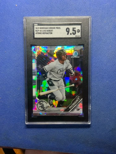 LUIS ROBERT RC 2019 Bowman Prospect Chrome Atomic Ref. SGC 9.5