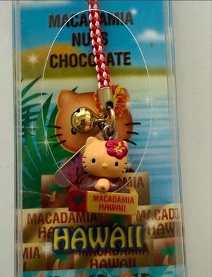 Sanrio Hello Kitty Strap  Hawaii Limited Suntan Kitty, Macadamia Nut Chocolate