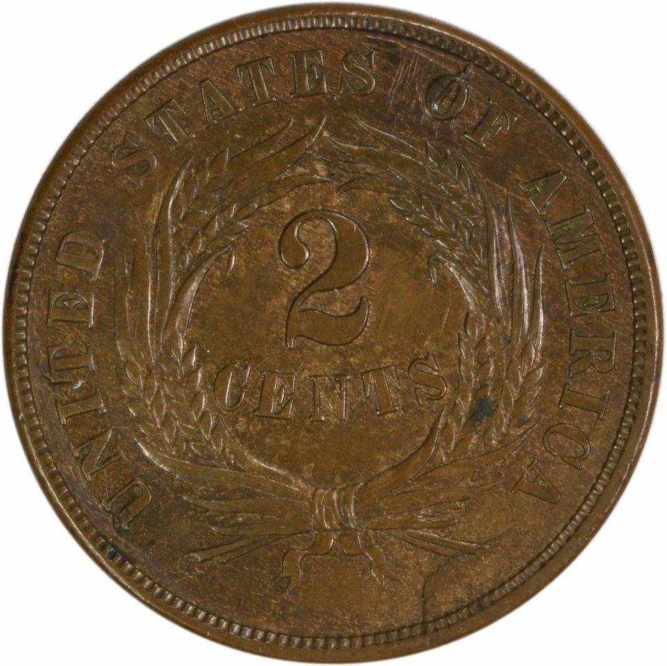 1869 Two Cent Piece Choice BU Uncertified #125 - Image 2 of 2