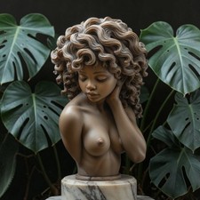 American Curvy Goddess Lady, stampo in silicone per candela, gesso, resina