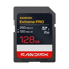 SanDisk 128GB Extreme PRO SD UHS-I Card, Up to 250MB/s Read and 120... Fast Ship