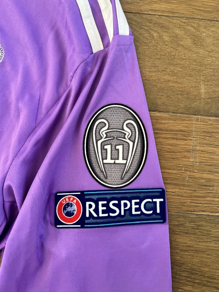 Camiseta Ronaldo #7 Real Madrid 2016-2017 UEFA Ronaldo manga larga Foto 2 de 4