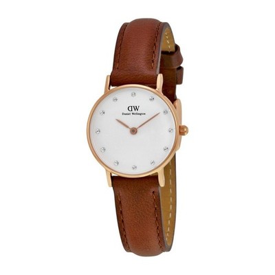 Daniel Wellington St Mawes Women's Quartz Brown Leather Watch 0900DW