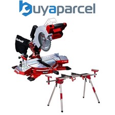 Einhell Cordless 18V Mitre Saw 210mm Power X-Change TE-MS 18/210 LI + Leg Stand