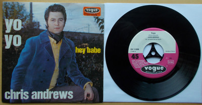 Chris ANDREWS Yoyo Hey Babe Vogue Records DV 110 98