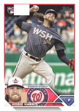 2023 Topps Update Series - Hobie Harris #US294 (RC) Nationals