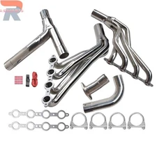Long Tube Exhaust Headers Kit Fits 99-06 Chevy GMC Silverado/Sierra 4.8L/5.3L/6L
