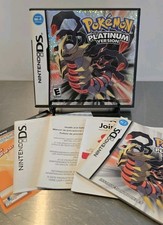 Pokemon: Platinum (Nintendo DS) Authentic Case Manual & Inserts ONLY- NO GAME