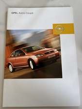 Opel Astra G Coupe und Turbo Prospekt  mit Fa...