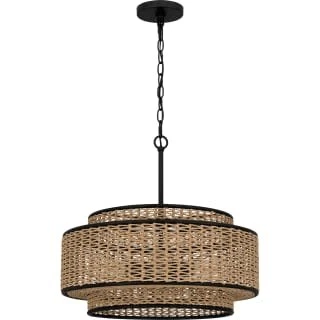 Quoizel QP6161 Teton 5 Light 20"W Pendant - Black - Picture 8 of 12